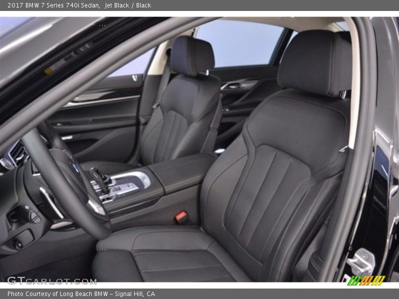 Jet Black / Black 2017 BMW 7 Series 740i Sedan