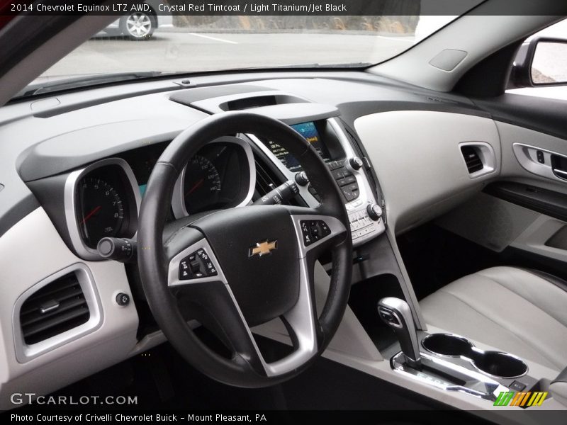 Crystal Red Tintcoat / Light Titanium/Jet Black 2014 Chevrolet Equinox LTZ AWD