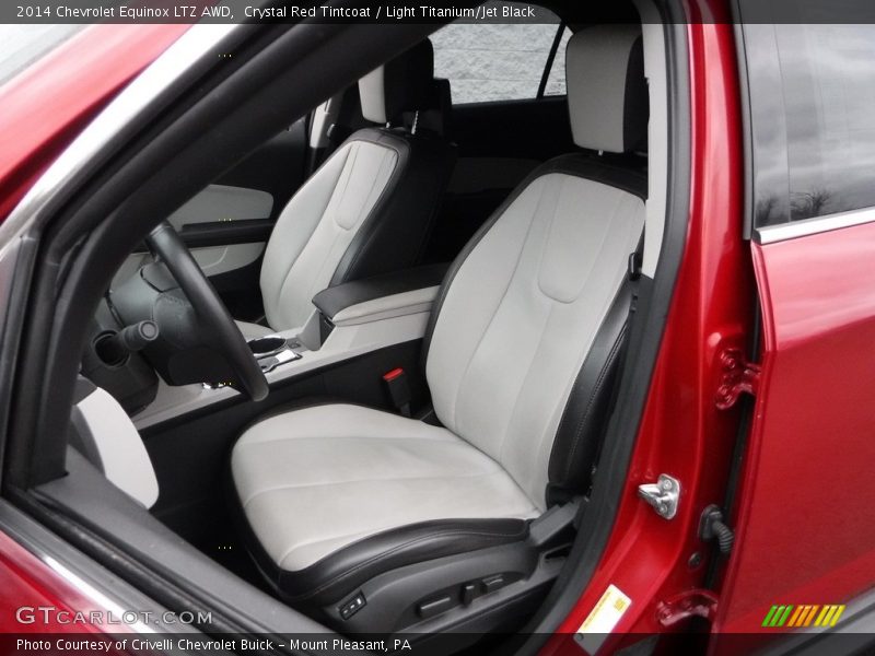 Crystal Red Tintcoat / Light Titanium/Jet Black 2014 Chevrolet Equinox LTZ AWD