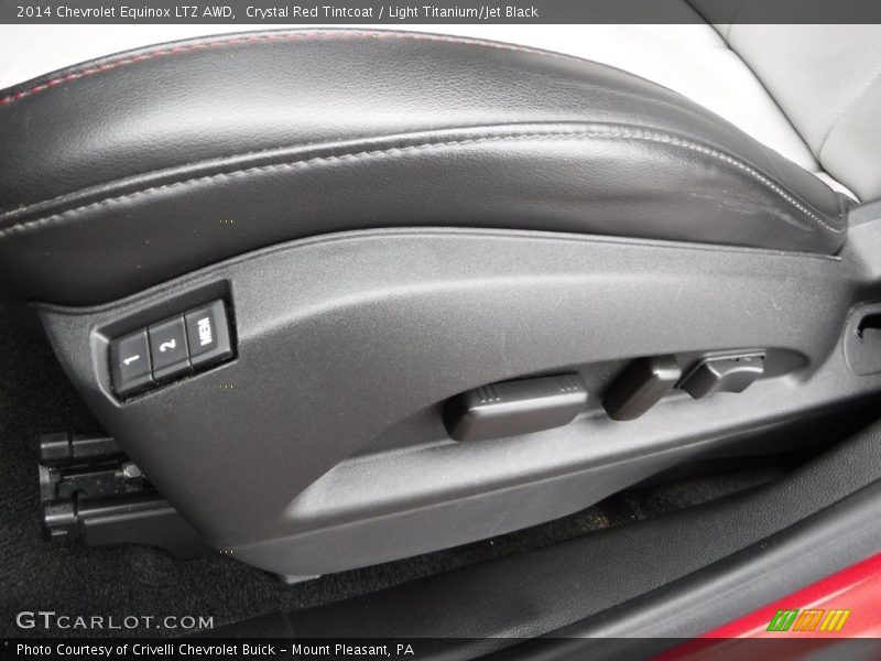 Crystal Red Tintcoat / Light Titanium/Jet Black 2014 Chevrolet Equinox LTZ AWD