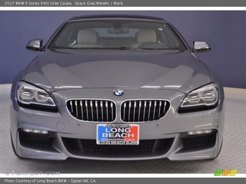 Space Gray Metallic / Black 2017 BMW 6 Series 640i Gran Coupe