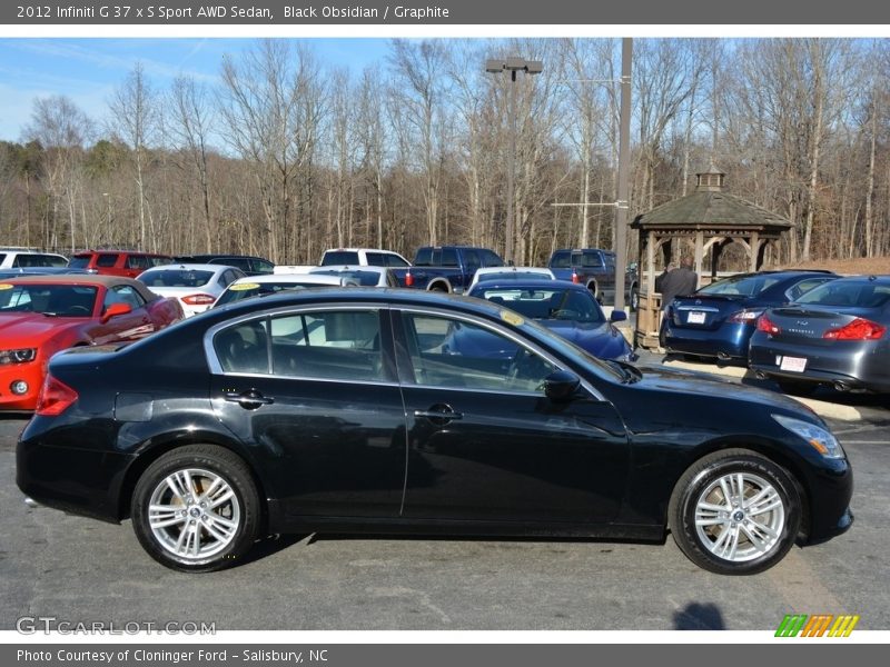 Black Obsidian / Graphite 2012 Infiniti G 37 x S Sport AWD Sedan