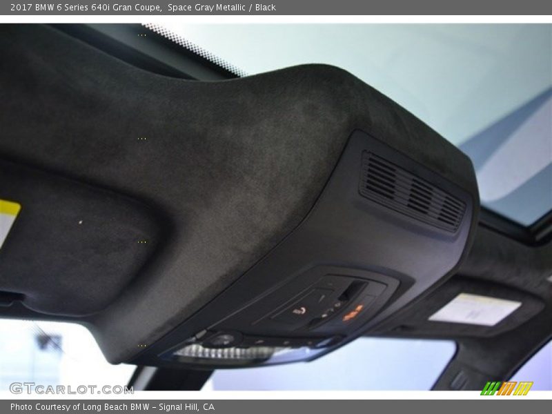 Space Gray Metallic / Black 2017 BMW 6 Series 640i Gran Coupe