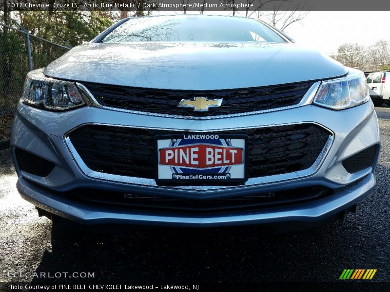 Arctic Blue Metallic / Dark Atmosphere/Medium Atmosphere 2017 Chevrolet Cruze LS