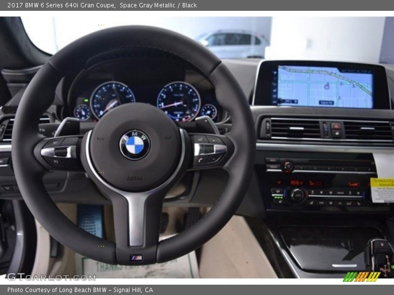 Space Gray Metallic / Black 2017 BMW 6 Series 640i Gran Coupe