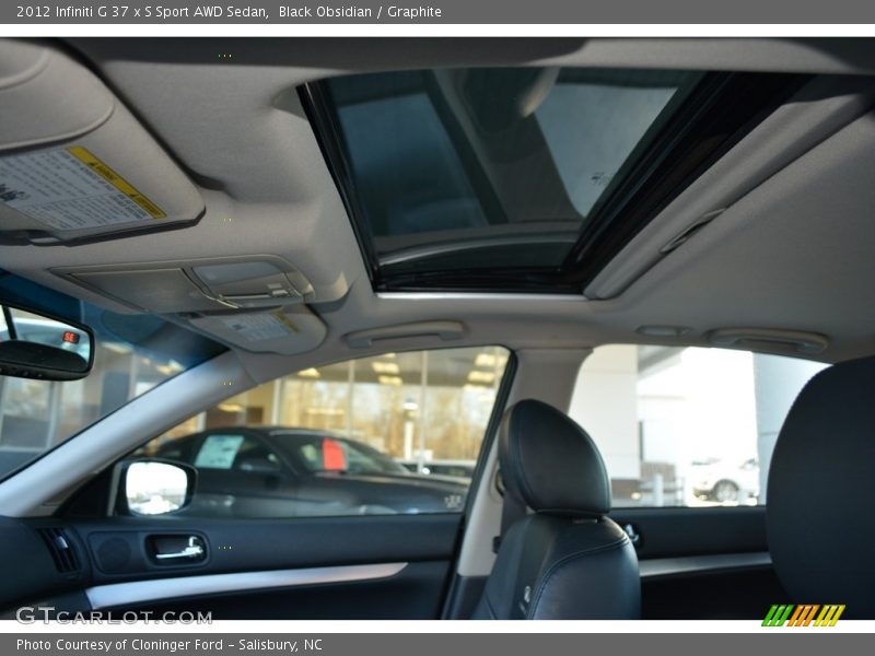 Black Obsidian / Graphite 2012 Infiniti G 37 x S Sport AWD Sedan