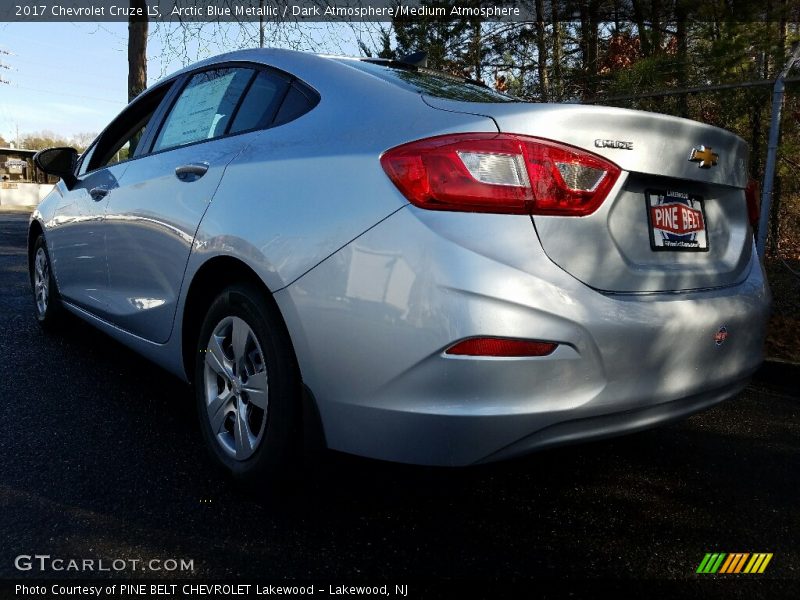 Arctic Blue Metallic / Dark Atmosphere/Medium Atmosphere 2017 Chevrolet Cruze LS
