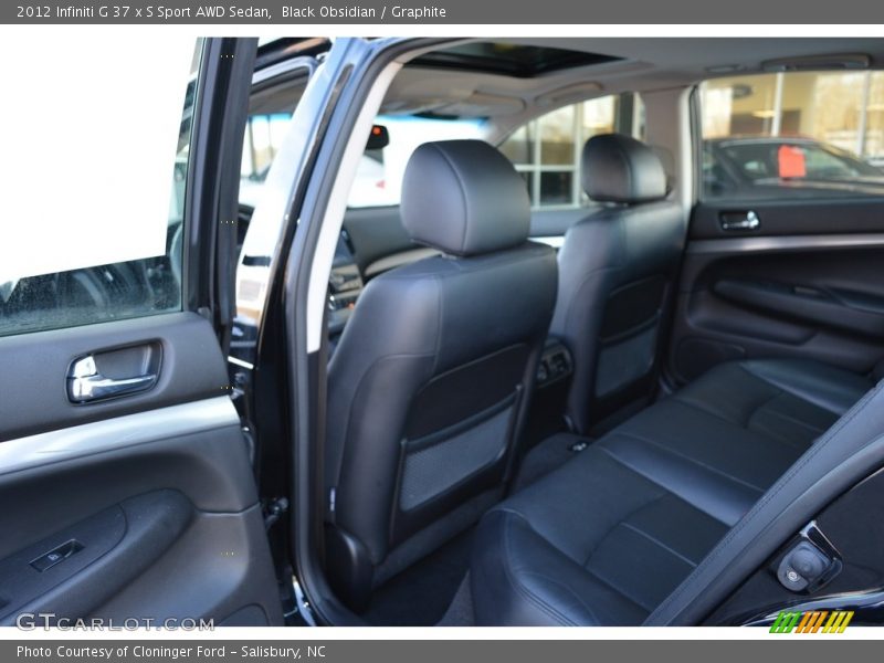 Black Obsidian / Graphite 2012 Infiniti G 37 x S Sport AWD Sedan
