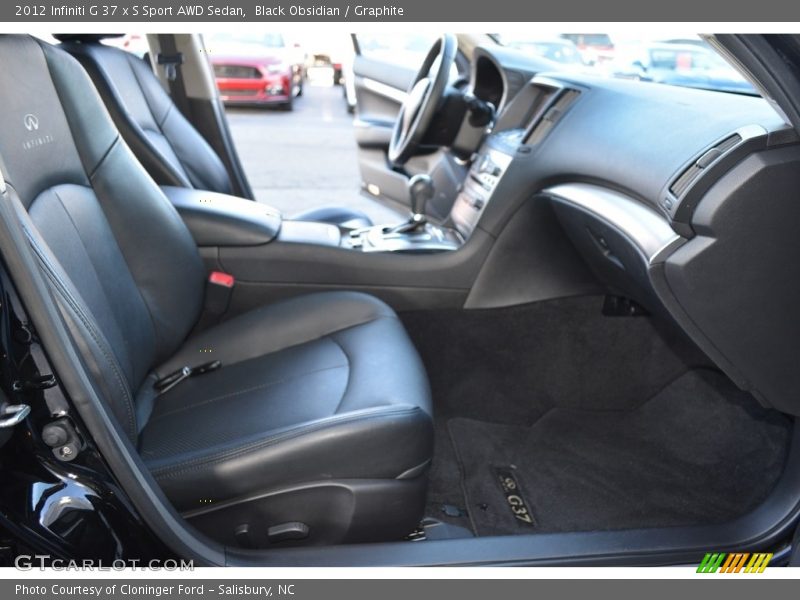 Black Obsidian / Graphite 2012 Infiniti G 37 x S Sport AWD Sedan