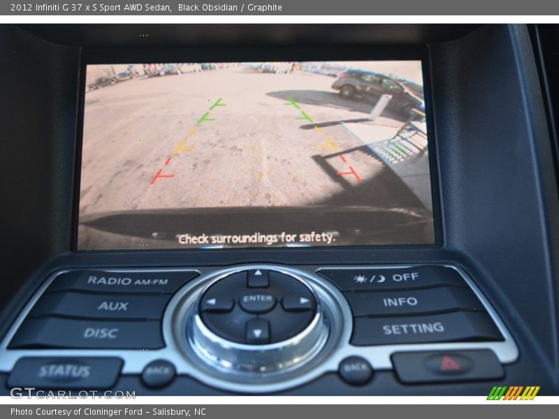 Black Obsidian / Graphite 2012 Infiniti G 37 x S Sport AWD Sedan