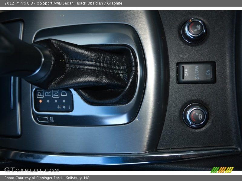 Black Obsidian / Graphite 2012 Infiniti G 37 x S Sport AWD Sedan