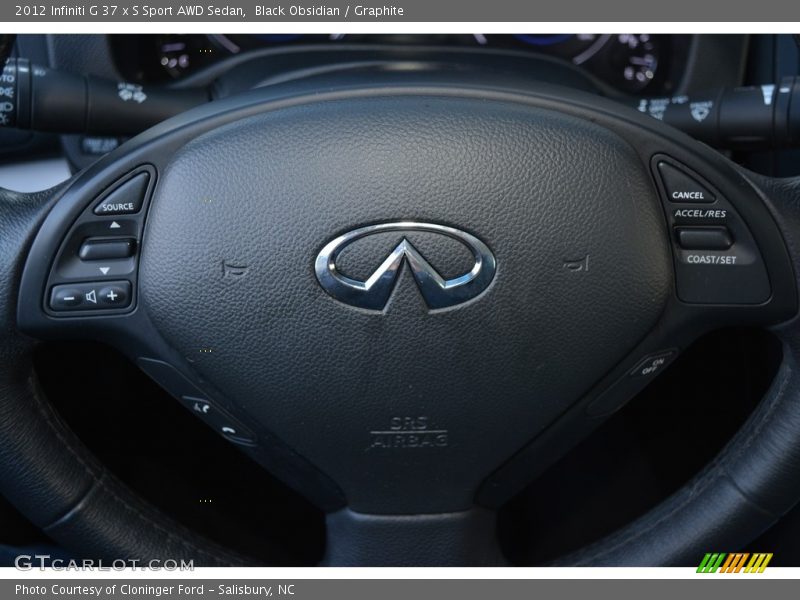 Black Obsidian / Graphite 2012 Infiniti G 37 x S Sport AWD Sedan