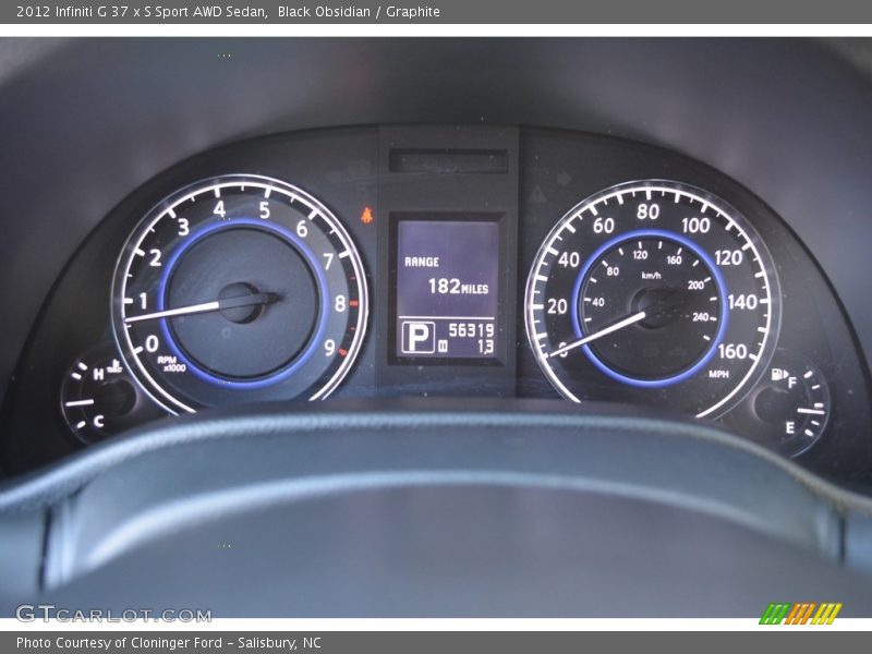 Black Obsidian / Graphite 2012 Infiniti G 37 x S Sport AWD Sedan
