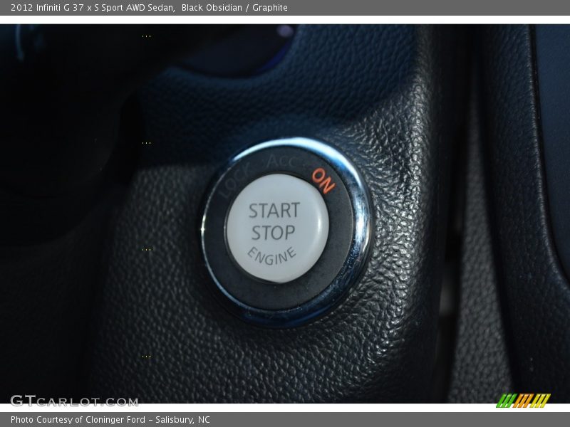 Black Obsidian / Graphite 2012 Infiniti G 37 x S Sport AWD Sedan