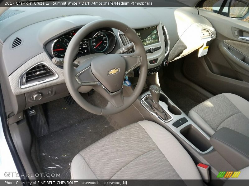 Summit White / Dark Atmosphere/Medium Atmosphere 2017 Chevrolet Cruze LS