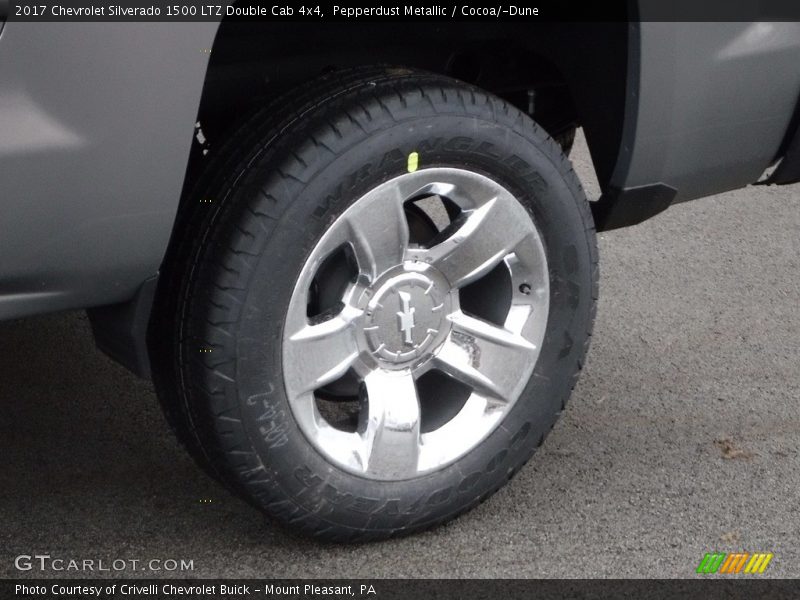 Pepperdust Metallic / Cocoa/­Dune 2017 Chevrolet Silverado 1500 LTZ Double Cab 4x4