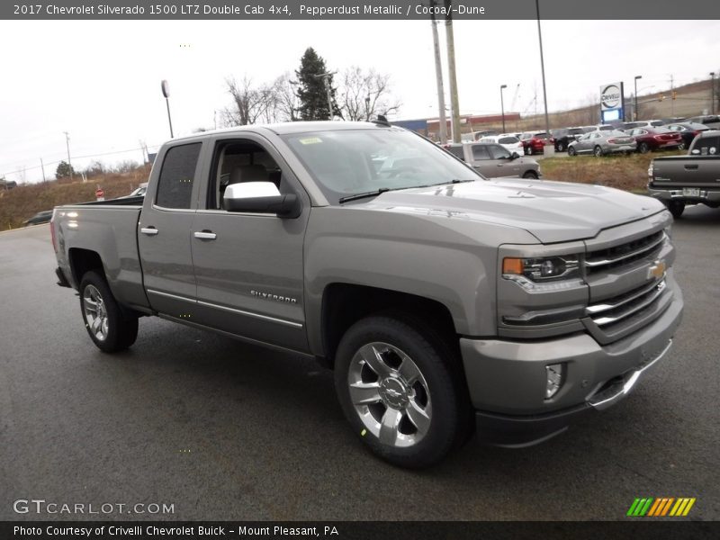 Front 3/4 View of 2017 Silverado 1500 LTZ Double Cab 4x4