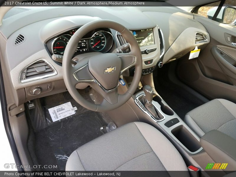 Summit White / Dark Atmosphere/Medium Atmosphere 2017 Chevrolet Cruze LS
