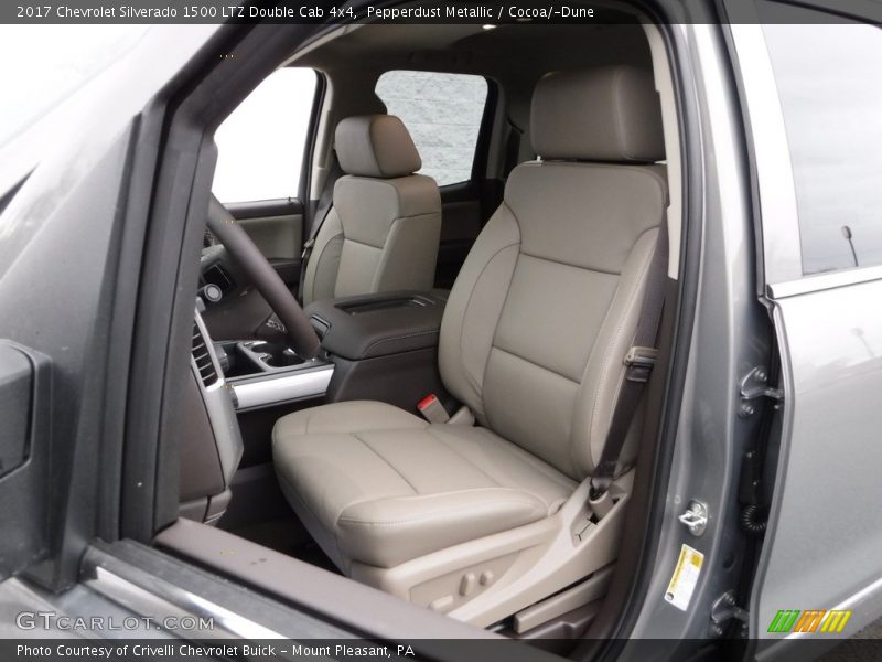 Front Seat of 2017 Silverado 1500 LTZ Double Cab 4x4