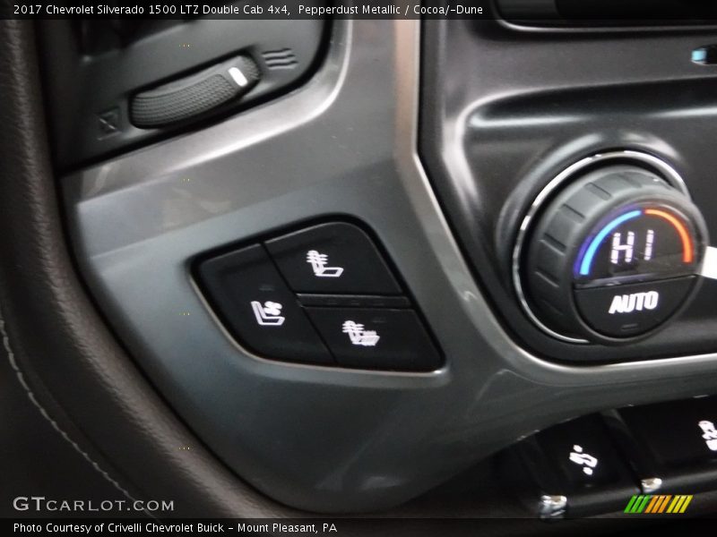 Pepperdust Metallic / Cocoa/­Dune 2017 Chevrolet Silverado 1500 LTZ Double Cab 4x4