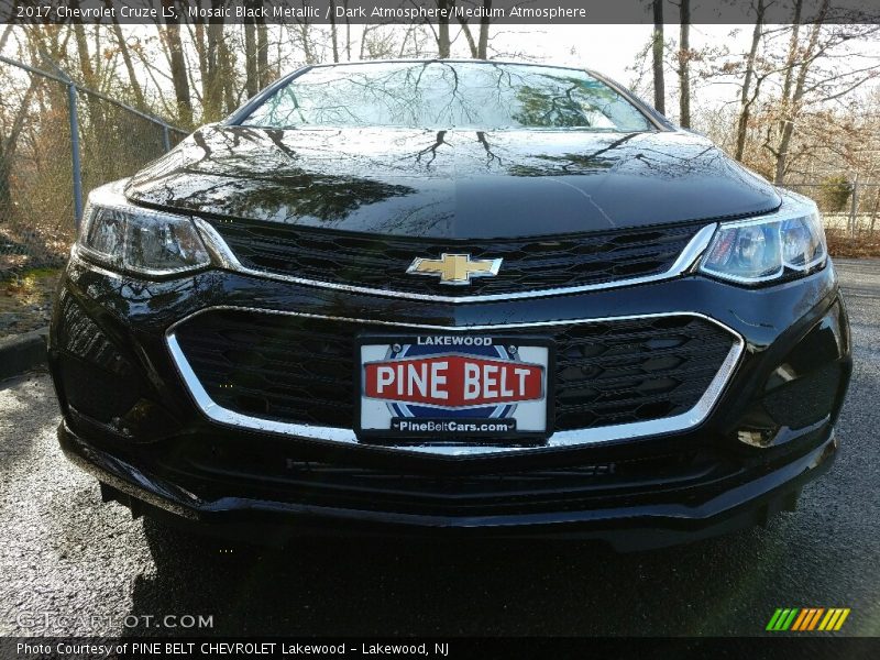 Mosaic Black Metallic / Dark Atmosphere/Medium Atmosphere 2017 Chevrolet Cruze LS
