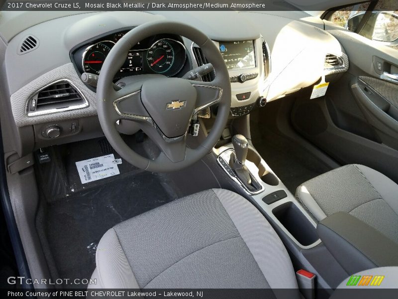 Mosaic Black Metallic / Dark Atmosphere/Medium Atmosphere 2017 Chevrolet Cruze LS
