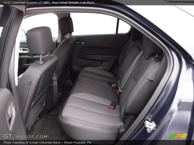 Blue Velvet Metallic / Jet Black 2017 Chevrolet Equinox LT AWD
