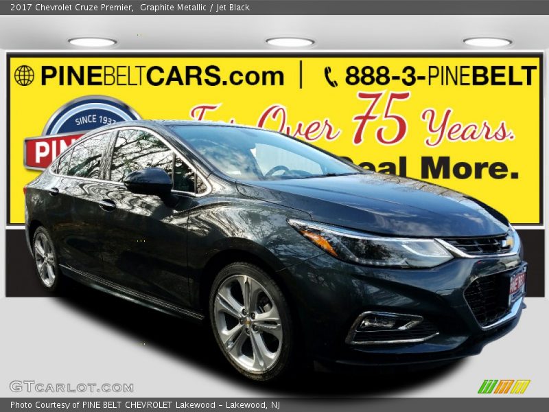Graphite Metallic / Jet Black 2017 Chevrolet Cruze Premier