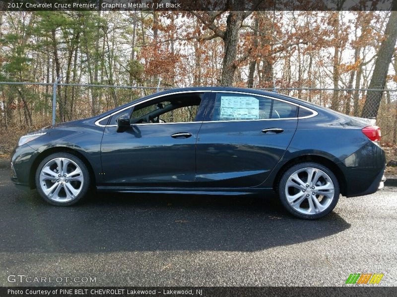 Graphite Metallic / Jet Black 2017 Chevrolet Cruze Premier