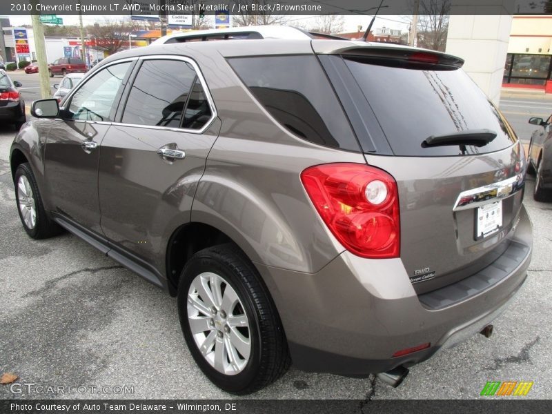 Mocha Steel Metallic / Jet Black/Brownstone 2010 Chevrolet Equinox LT AWD
