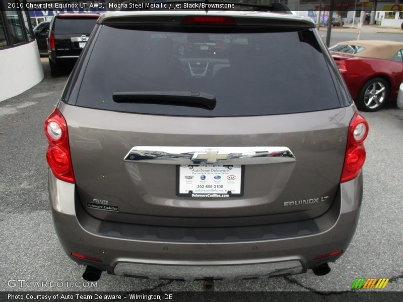Mocha Steel Metallic / Jet Black/Brownstone 2010 Chevrolet Equinox LT AWD