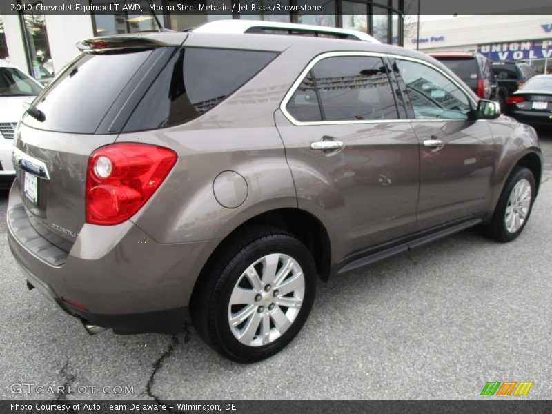 Mocha Steel Metallic / Jet Black/Brownstone 2010 Chevrolet Equinox LT AWD
