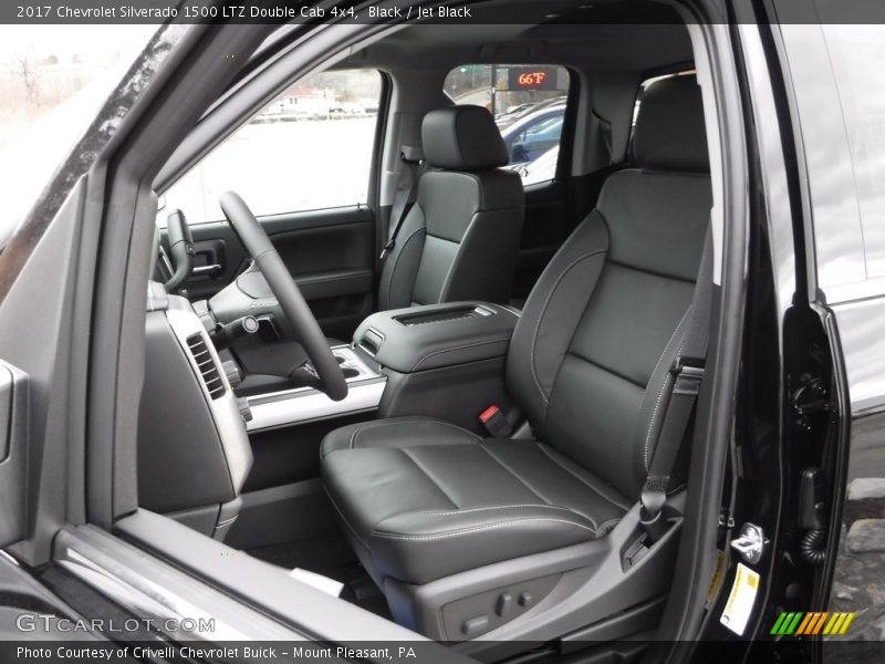 Black / Jet Black 2017 Chevrolet Silverado 1500 LTZ Double Cab 4x4