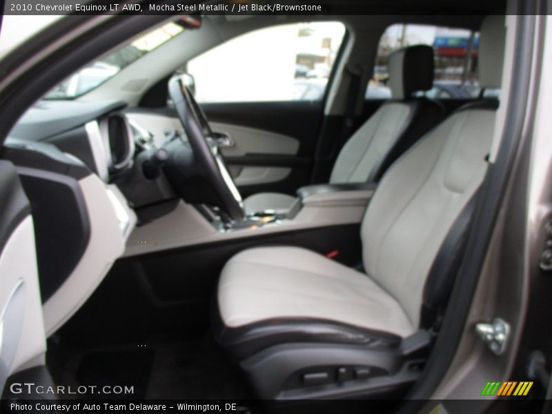 Mocha Steel Metallic / Jet Black/Brownstone 2010 Chevrolet Equinox LT AWD