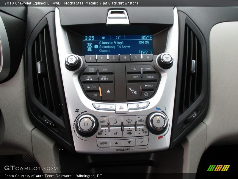 Mocha Steel Metallic / Jet Black/Brownstone 2010 Chevrolet Equinox LT AWD