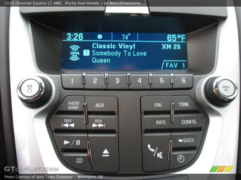 Mocha Steel Metallic / Jet Black/Brownstone 2010 Chevrolet Equinox LT AWD