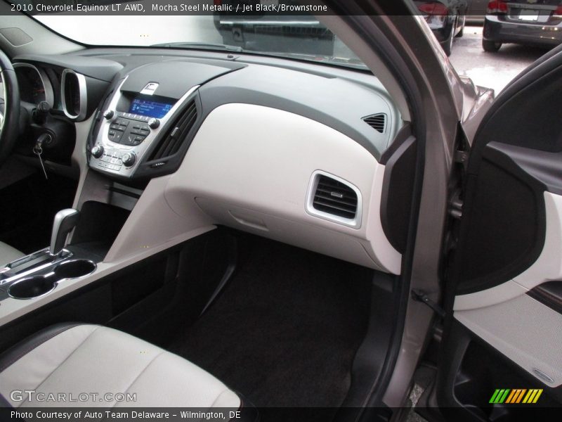 Mocha Steel Metallic / Jet Black/Brownstone 2010 Chevrolet Equinox LT AWD