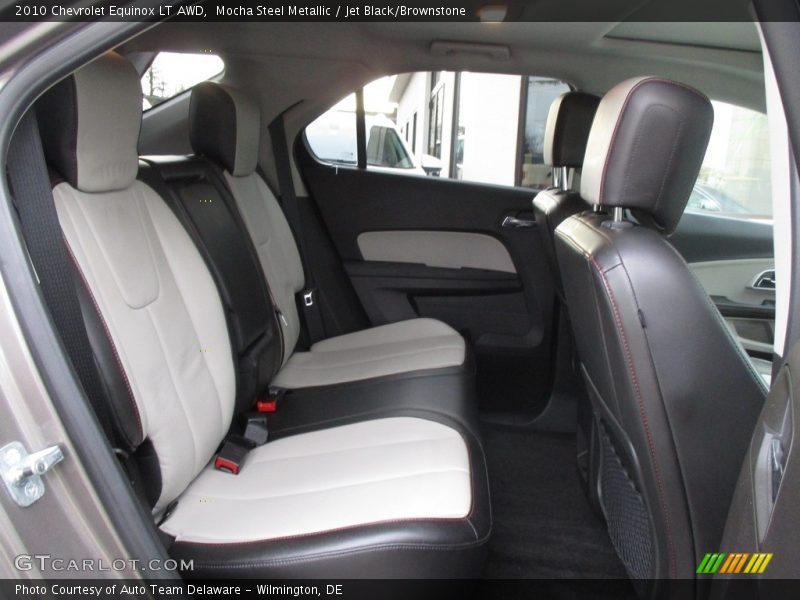 Mocha Steel Metallic / Jet Black/Brownstone 2010 Chevrolet Equinox LT AWD