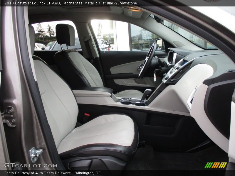 Mocha Steel Metallic / Jet Black/Brownstone 2010 Chevrolet Equinox LT AWD