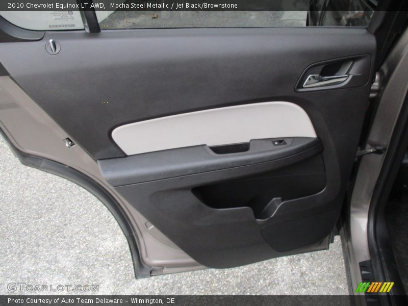 Mocha Steel Metallic / Jet Black/Brownstone 2010 Chevrolet Equinox LT AWD