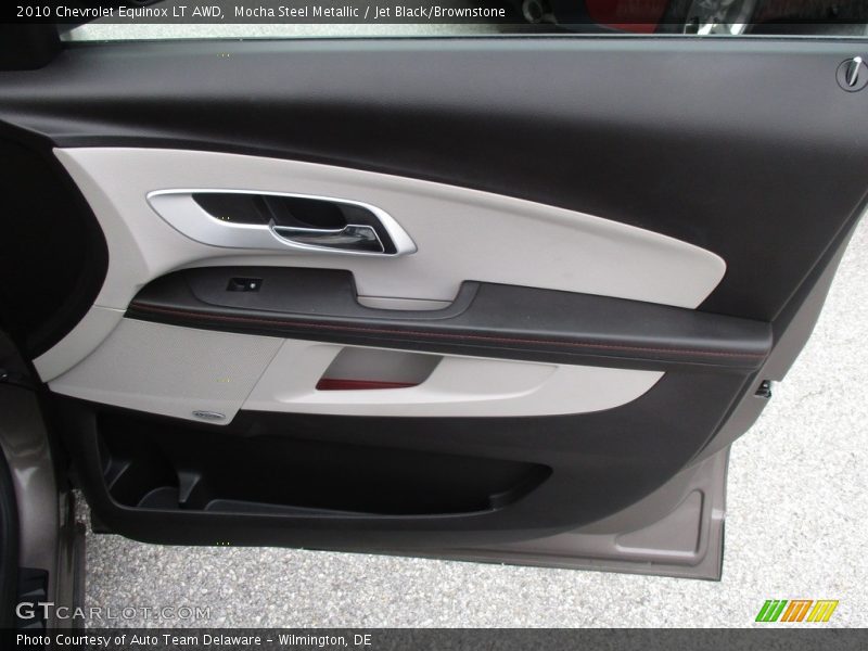 Mocha Steel Metallic / Jet Black/Brownstone 2010 Chevrolet Equinox LT AWD