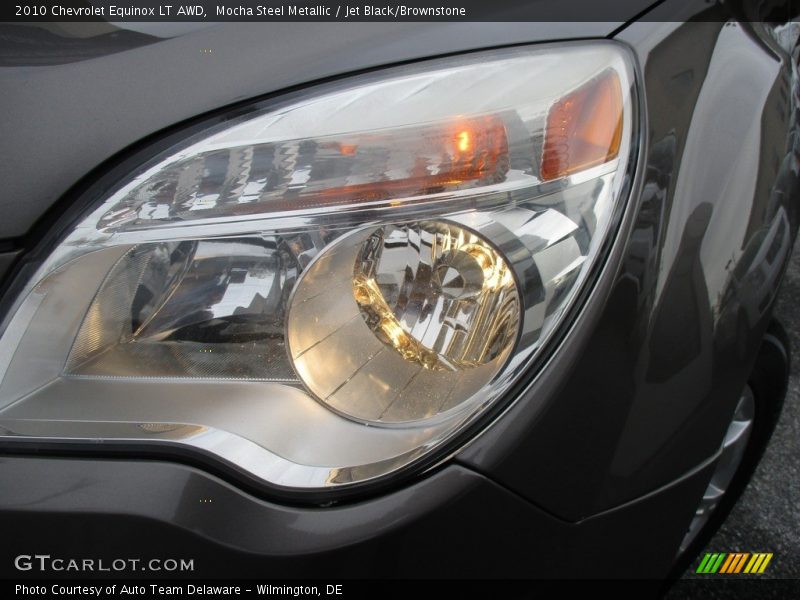 Mocha Steel Metallic / Jet Black/Brownstone 2010 Chevrolet Equinox LT AWD