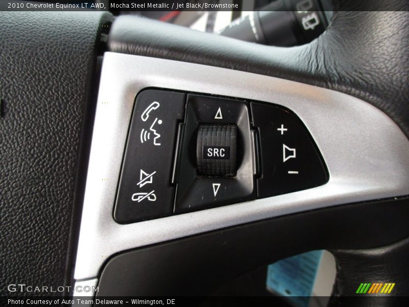 Mocha Steel Metallic / Jet Black/Brownstone 2010 Chevrolet Equinox LT AWD