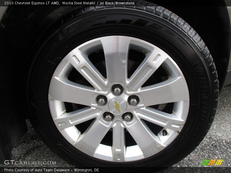 Mocha Steel Metallic / Jet Black/Brownstone 2010 Chevrolet Equinox LT AWD