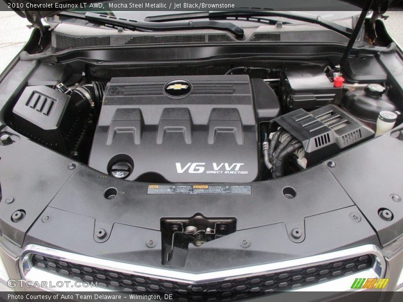 Mocha Steel Metallic / Jet Black/Brownstone 2010 Chevrolet Equinox LT AWD