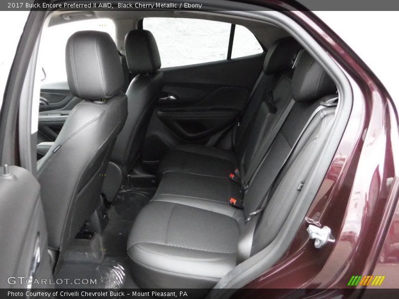 Black Cherry Metallic / Ebony 2017 Buick Encore Preferred II AWD