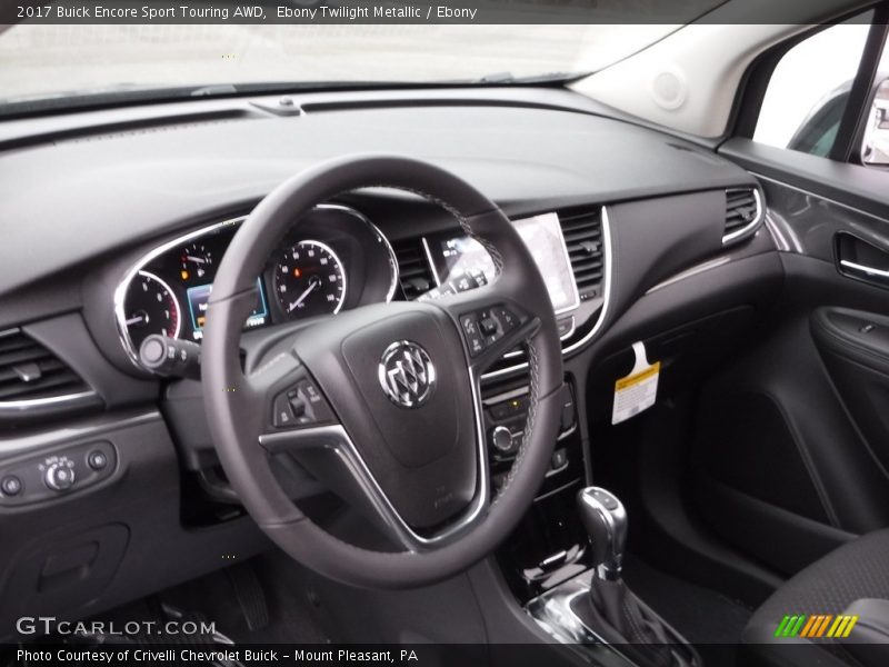 Dashboard of 2017 Encore Sport Touring AWD