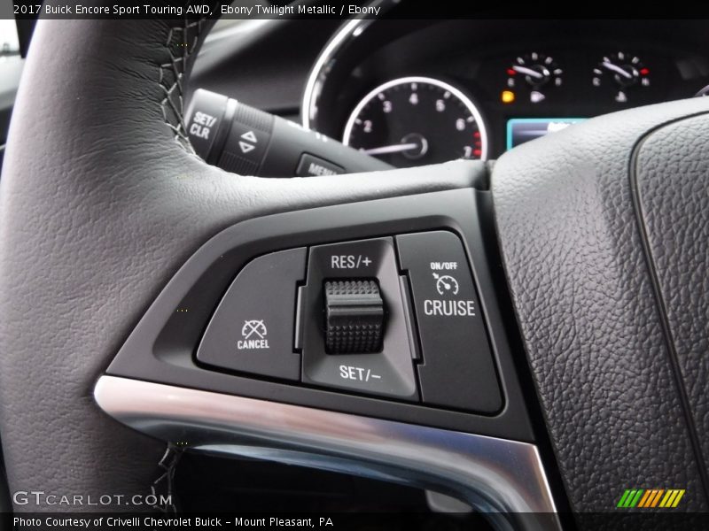 Controls of 2017 Encore Sport Touring AWD