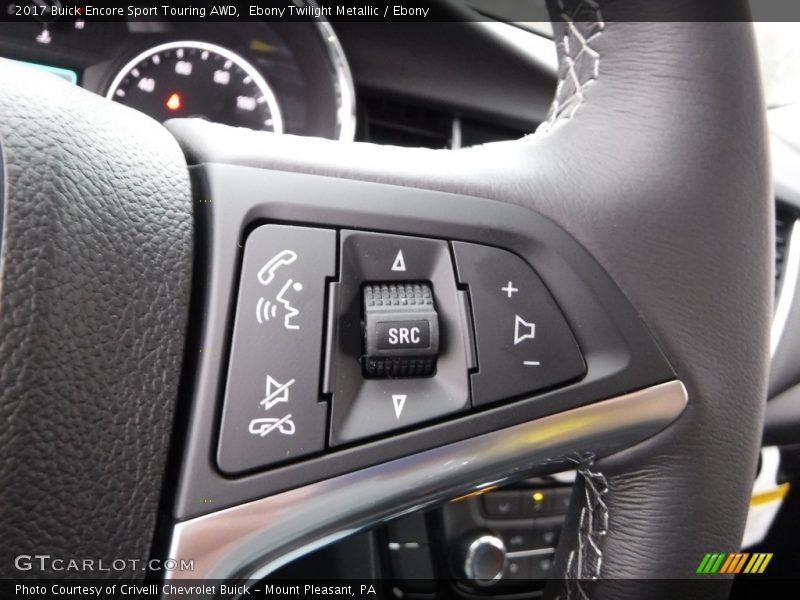 Controls of 2017 Encore Sport Touring AWD