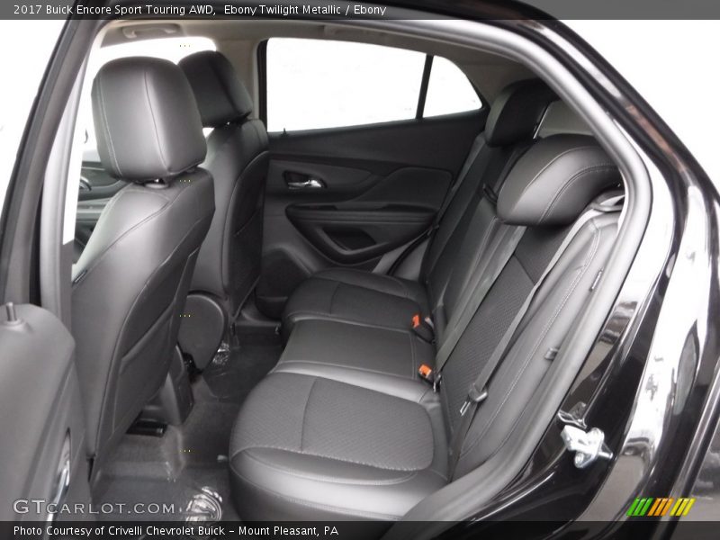 Rear Seat of 2017 Encore Sport Touring AWD